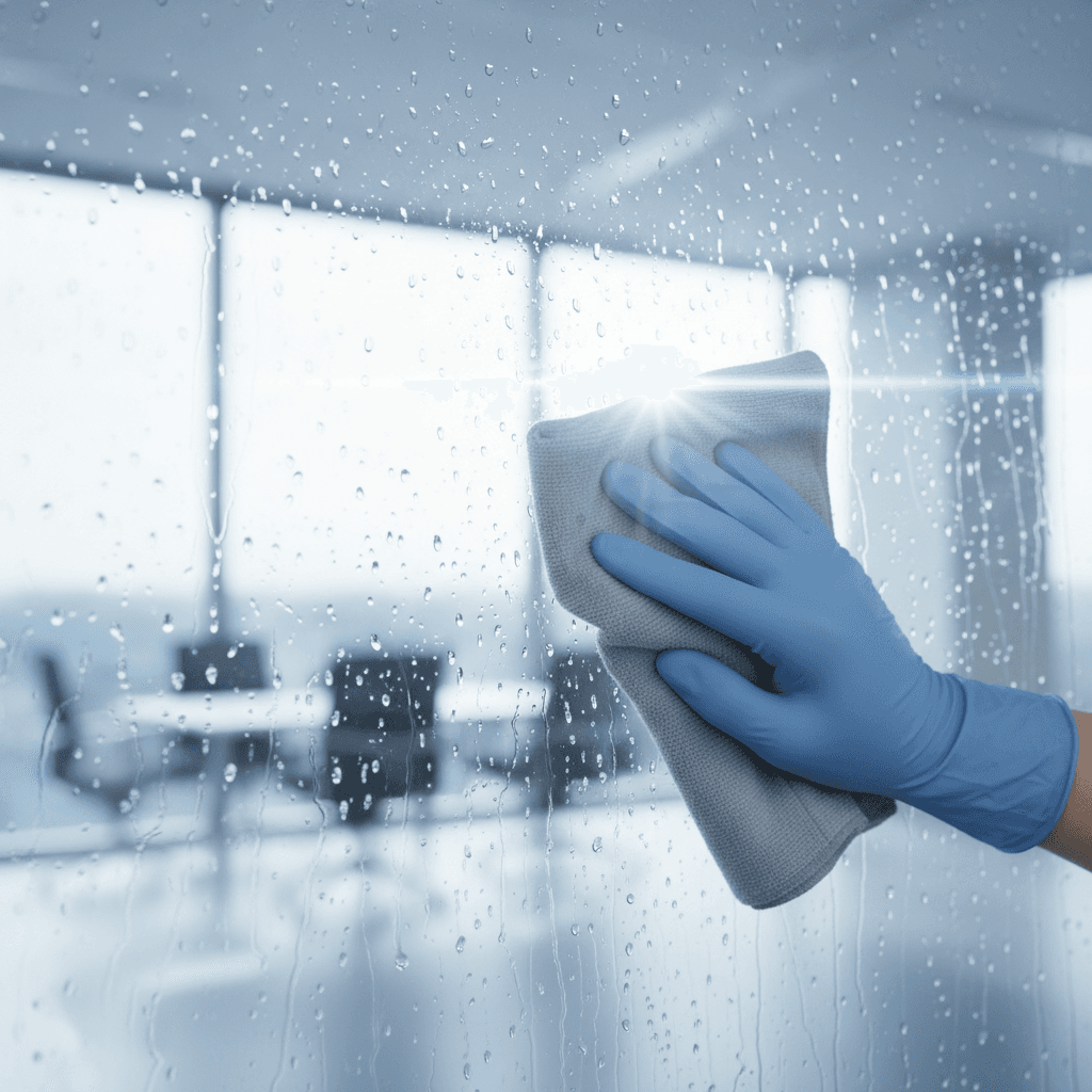 Detailed cleaning work showing attention to quality